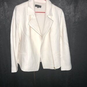 Talbots Ivory Textured Blazer - Size 12